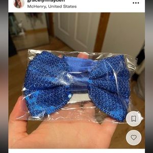 Sequin Bowtie